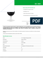 Datasheet - IZC 1003 - Câmera Interna Wi-Fi Full HD Smart