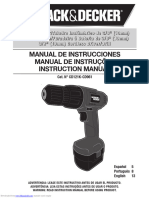 Black & Decker CD121K - Manual de Usuario (2 Idiomas + Español - 17 Paginas)