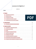 Resumen - Álgebra I