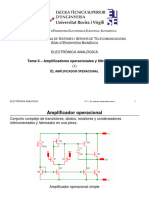 EA Tema II 1 El Amplificador Operacional