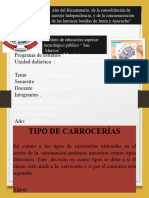 Tipos de Carrocerías