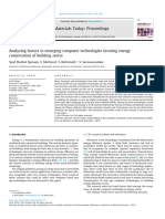 10 Analyzing Factors in Emerging Computer Technologies Favoring Energy Conservation of Building Sector