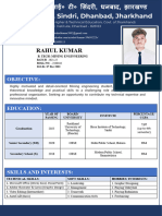 Rahul Kumar Resume