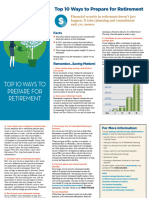 Top 10 Ways To Prepare For Retirement