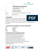 Informe Tecnico CRV N-0527-2023-Cch-mantto Preventivo de Deshumidificador - Area Semillas - Abril