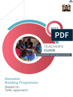 Teachers Guide Tarl Remedial Reading Programe