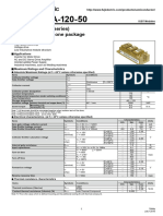 2MBI100VA-120-50: IGBT MODULE (V Series) 1200V / 100A / 2 in One Package