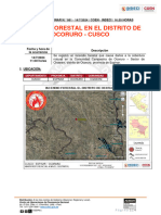 Reporte Preliminar N.º 951 - 14jul2024 - Incendio Forestal en El Distrito de Ocoruro - Cusco