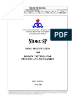 Nioec-Sp-00-50 Criteria For Process and Mechanics