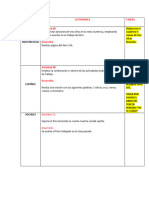 Actividades Del 8 de Julio de 2024