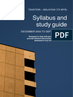 TX MYS D24-S25 Syllabus and Study Guide - Final