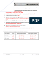 Chemsheets GCSE 1327 QC Electrolysis A ANS