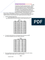 CobbDouglasProduction Lagrangian Spreadsheet