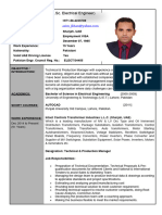 CV - Technical & Prod. Manager Electrical (Asim Jamil)