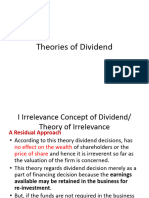 Theories of Dividend