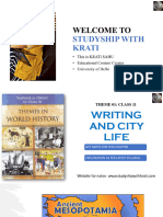 Ch-2 Writing and City Life (H)