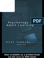 Psychology and Adult Learning