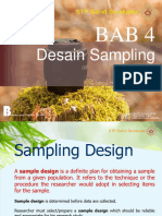 Bab 4 Desain Sampling