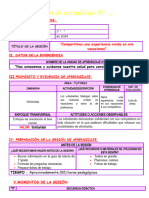 Sesion Tutoría Compartimos Una Experiencia Vivida en Vacaciones 2024