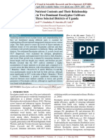 Tissue Macro Nutrient Contents and Their Relationship With Growth in Two Dominant Eucalyptus Cultivars Across Three Selected Districts of Uganda