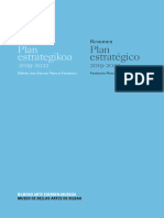 Plan Estratégico Museo BBAA Bilbao (2019-2022)