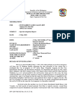 CDI 6 Fire SPOT REPORT