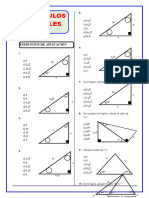 Ejercicios de Triangulos Notables para Segundo de Secundaria