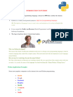 Introduction To Python