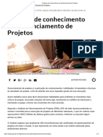 10 Áreas de Conhecimento em Gerenciamento de Projetos