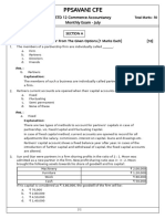 12th CBSE CFE Monthly July - Solution