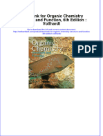 Full Download Test Bank For Organic Chemistry Structure and Function, 6th Edition: Vollhardt File PDF Free All Chapter