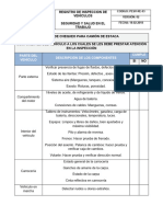 Lista de Chequeo para Camión de Estaca