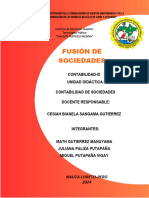 Monografia de Fusion de Sociedades