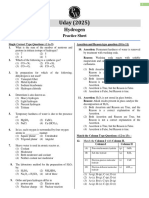 Redox Reactions - Practice Sheet