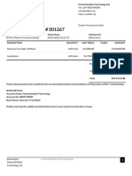 Choice2mobile Technology LTD Proforma Invoice (S01267)