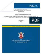 Tese TRANSTORNO DO ESPECTRO AUTISTA E OS DESAFIOS NA COMPREENSÃO DO SUJEITO: CONTRIBUIÇÕES DA TEORIA DA SUBJETIVIDADE