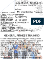 General Fitness Training