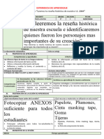 Sesión Comunicación - Leemos La Reseña Histórica de Nuestra I.E.