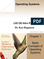 CS 3530 Operating Systems: L02 OS Intro Part 1 Dr. Ken Hoganson