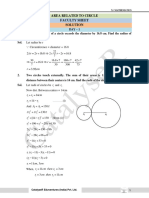 Area Related To Circle Faculty Sheet + BB Solution