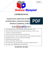 Bahasa Inggris Level 4 (Type A)