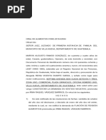 MEMO. CONTES. ORAL DE ALIMENTOS de jMARVIN RAMOS