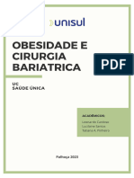 Cartilha - Obesidade e Cirurgia Bariatrica