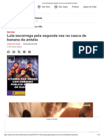 Lula Escorrega Pela Segunda Vez Na Casca de Banana Da Anistia