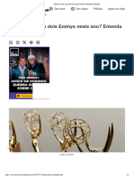 Emmy Awards - Por Que Este Ano Terá Duas Cerimônias - Entenda