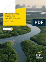 EY Mainstreaming Esg-In-The-Pre-Ipo-Process