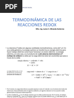 C17 - Termodinã Mica de Las Reacciones Redox