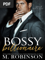 Bossy Billionaire by M. Robinson