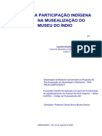 A Participação Indígena Na Musealização Do Museu Do Índio