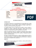 Carrera Tecnología Superior en Redes Y Telecomunicaciones: Seguridad Informática Introducción